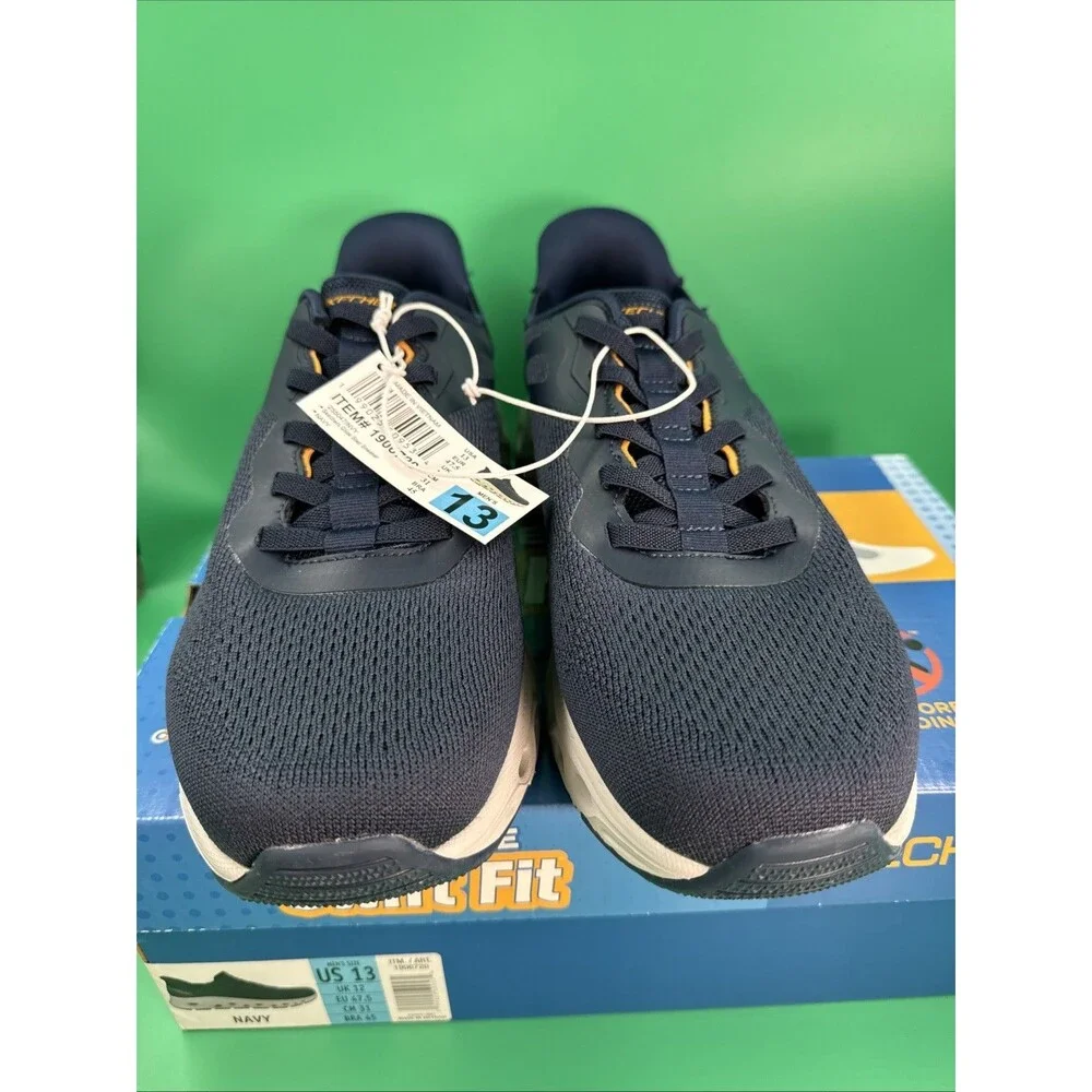 Skechers Swift Fit Hands Free Sneakers Men’s 13 Navy Memory Foam Shoes New